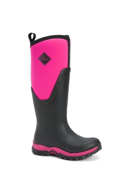 Muck Boots Muck Boots Arctic Sport II Tall Black/Pink Female 4 SK38709