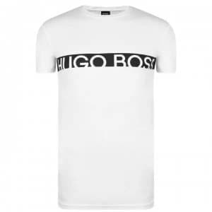 Hugo Boss Stripe Logo T-Shirt White Size L Men