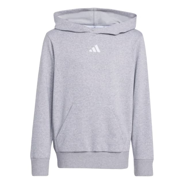 Adidas SPORTSWEAR Hoodie in Brushed Fleece grey Baby 7/8Y (120 to 126CM);9/10Y (132 to 138CM);11/12Y (144 to 150CM);13/14Y (153 to 162CM);15/16Y (168