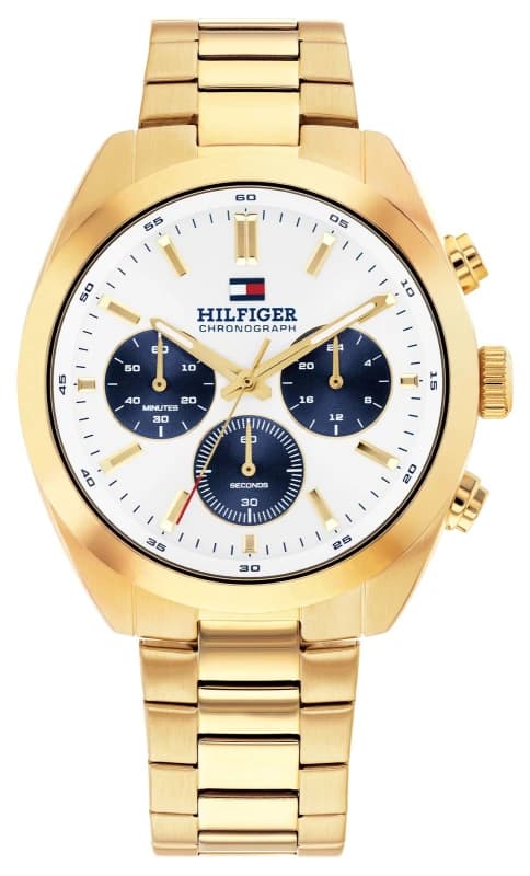 Tommy Hilfiger 1710723 Hudson Chronograph (40mm) White Dial Watch