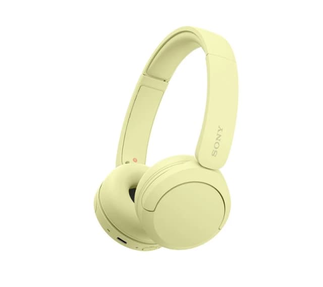 SONY WH-CH520Y Wireless Bluetooth Noise Cancelling Headphones - Yellow, Yellow 4548736166516