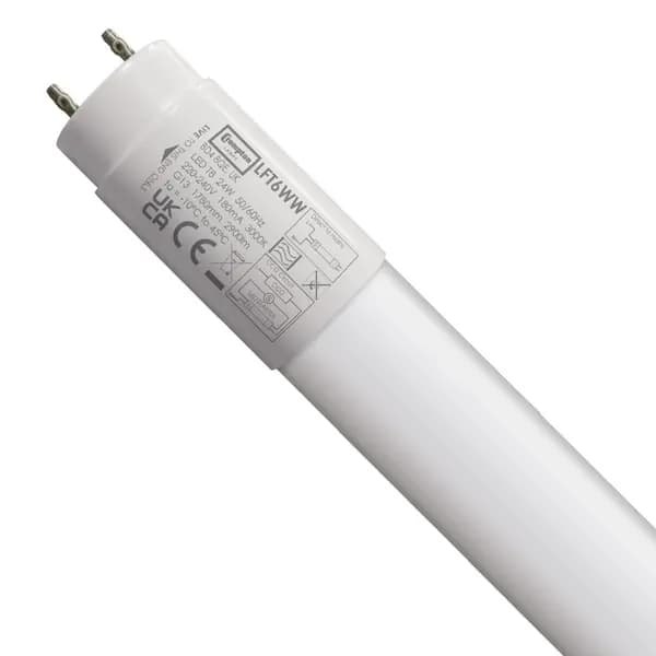Crompton Lamps LED 6ft T8 Tube 24W Warm White Opal