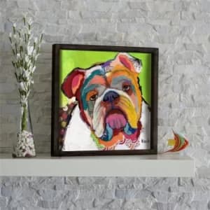 KZM469 Multicolor Decorative Framed MDF Painting