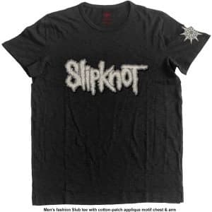Slipknot - Logo & Star Unisex X-Large T-Shirt - Black