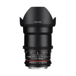 Samyang 35mm T1.5 AS UMC VDSLR II Lenses for Canon