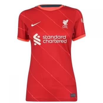 Nike Liverpool Home Shirt 2021 2022 Ladies - Red