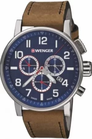 Mens Wenger Attitude Chrono Chronograph Watch 010343101
