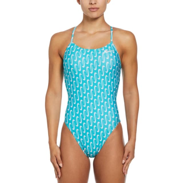 Nike Swim Hydra strong Cutout One Piece Swimsuit - Blue Blue 10