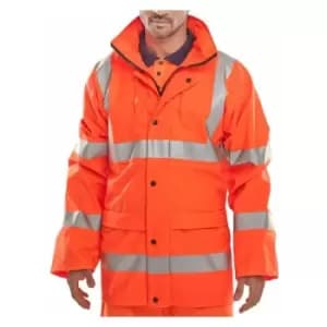 B-seen Hv Outer Wear - BSEEN PU JACKET OR 4XL