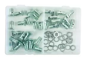 Connect 34158 Brake Hose Banjo Bolt M12 Set - 60 Pieces