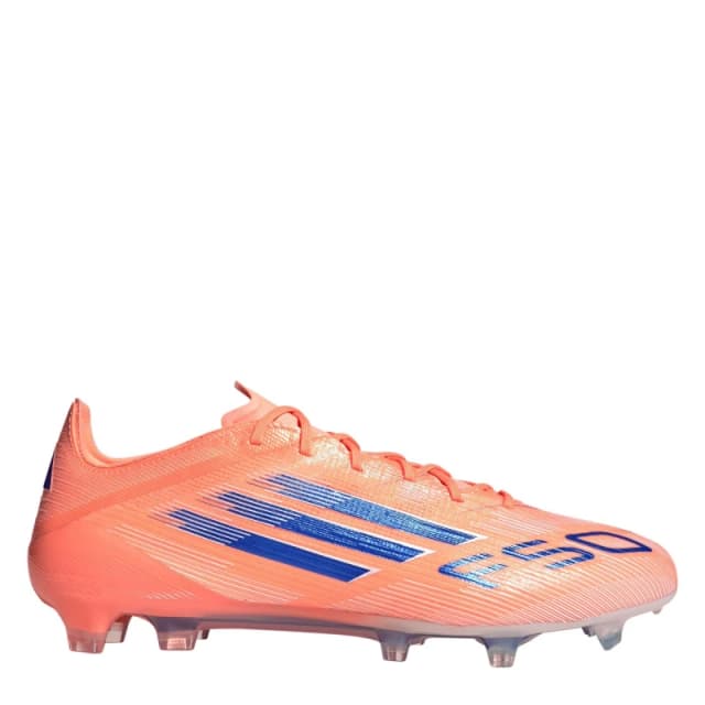 adidas F50 Elite Adults Firm Ground Football Boots Orange/Blue male 6 (39.3)