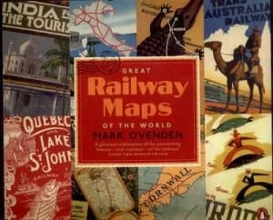 Great Railway Maps of the World by Mark Ovenden Paperback