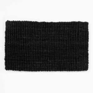 Esselle Whitefield 45X75Cm Black Boucle Mat
