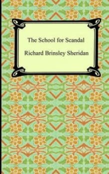 The School for Scandal by Richard Brinsley Sheridan Book