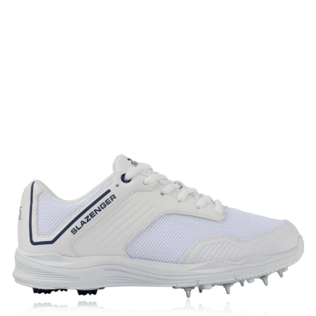Slazenger V Series Junior Cricket Shoes - White White 2