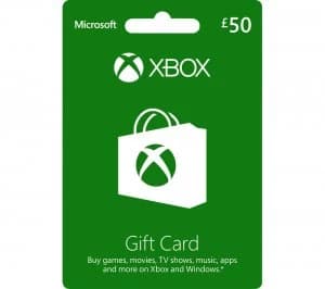 Microsoft Xbox Live Gift Card 50 GBP