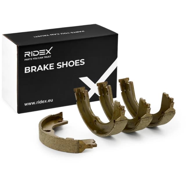 RIDEX 70B0109 Brake Shoes Rear Axle, Ø: 190,0mm, without lever Brake Shoe Set (70)