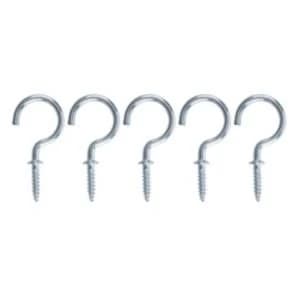 BQ Zinc Effect Metal Cup Hook Pack of 25