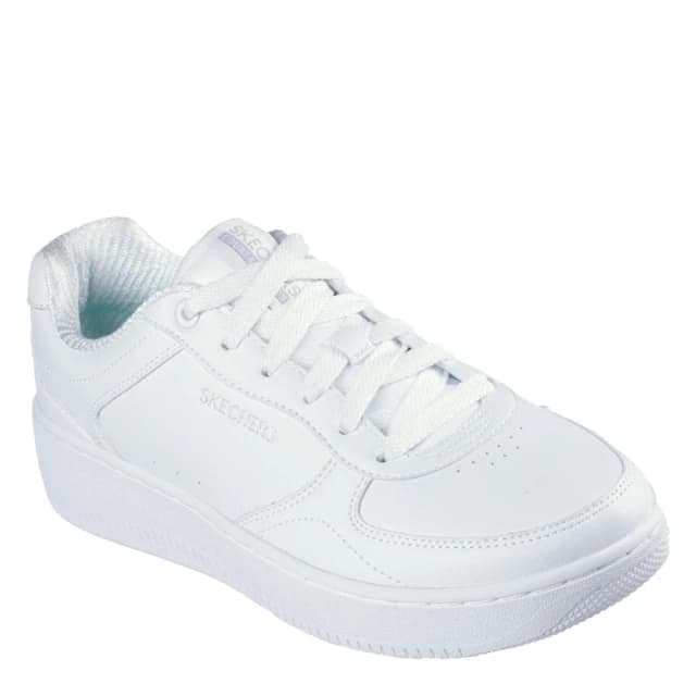 Skechers Womens Court Low-Top Trainers Triple White female 3 (36)