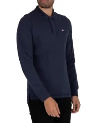 Tonal Logo Longsleeved Polo Shirt