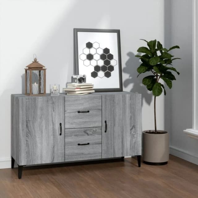 VIDAXL Sideboard Grey Sonoma 100x36x60cm Engineered Wood vidaXL 8720286973776
