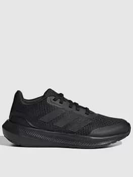 adidas Unisex Kids Runfalcon 3.0, Black, Size 10 Younger