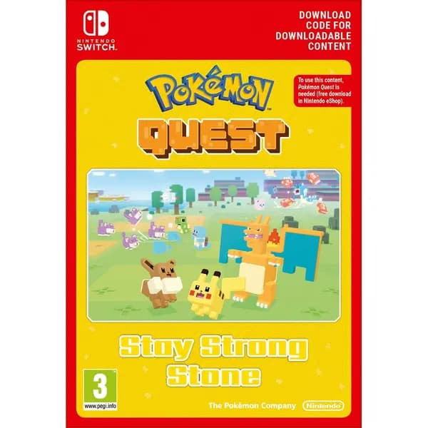 Pokemon Quest Stay Strong Stone Nintendo Switch Game