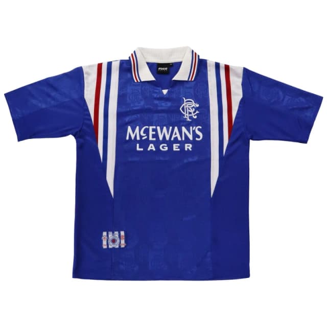Team Mens Rangers Home Shirt 96/97 Blue/White male Small