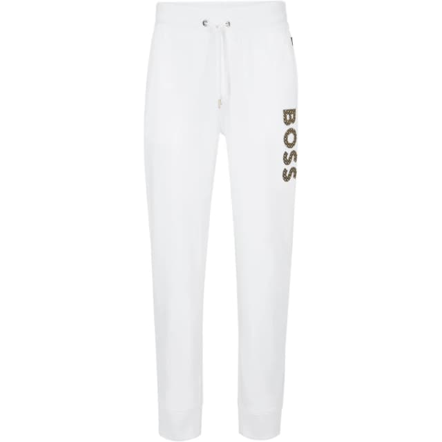 Boss Mens Closed Hem Jersey Joggers White male XL