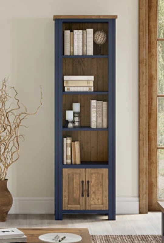 Baumhaus Splash Of Blue - Narrow Bookcase