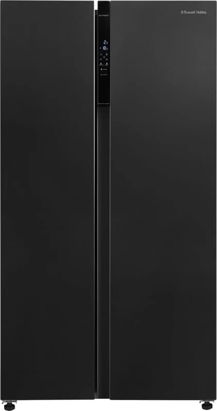 Russell Hobbs RH90AFF201DI Frost Free American Fridge Freezer - Black Steel - E Rated