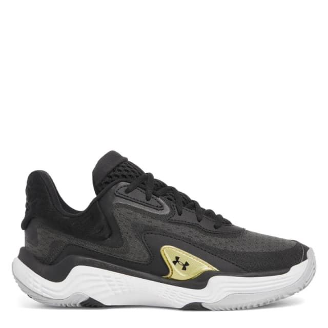 Under Armour Unisex Adults Spawn 99 Basketball Trainers Black unisex 9.5 (44.5)