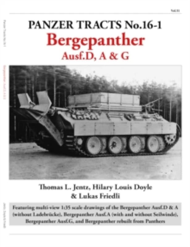 Panzer Tracts No. 16-1: Bergepanther Paperback / softback