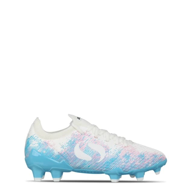 Sondico Blaze Childrens FG Football Boots - White White C10