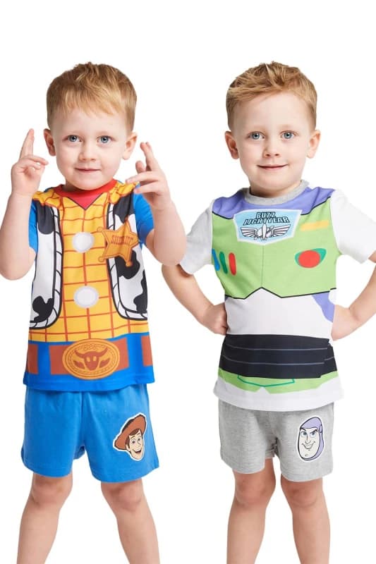 Brand Threads Toy Story Short Pyjama Set 2 pack Size: 5-6 Years Multicolor Unisex 5-6 Years