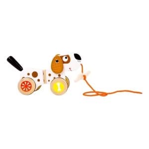 Legler - Small Foot Pull-along Animal Dog Wooden Kid's Toy (Multi-colour)