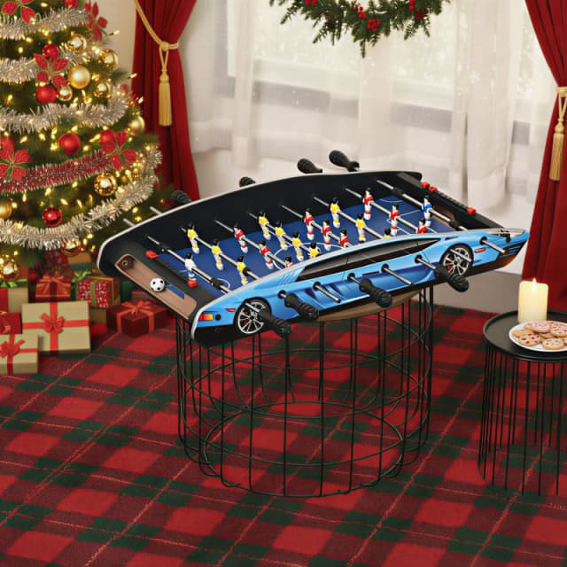 HOMCOM 2ft Foosball Table Arcades Competition Sized for Kids, Adults, Indoor