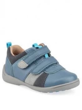 Start-rite Boys Grip Strap Shoes - Blue, Size 7.5 Younger