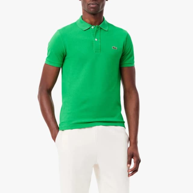 Lacoste Slim Fit L.12.12 Piqu Polo Shirt - Green Green XS