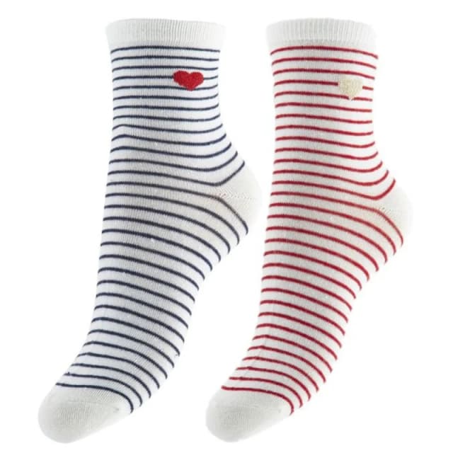 Pieces Womens socks Pieces Nolia (x2) Rouge Female TU