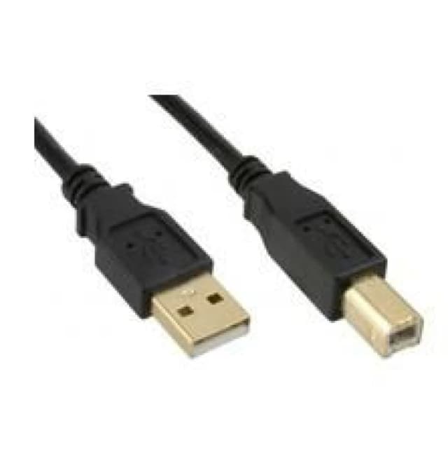 Microconnect USBAB5G USB cable USB 2.0 5m USB A USB B Black