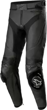 Alpinestars Missile V3 Airflow Motorcycle Leather Pants, black, Size 48, black, Size 48