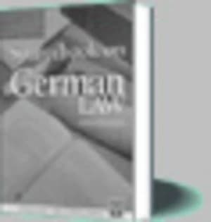 Sourcebook on German Law by Youngs Paperback