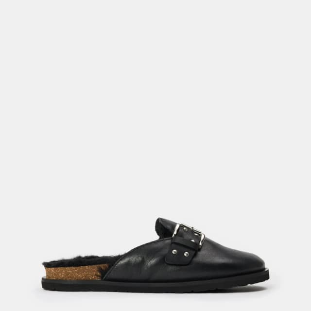 Steve Madden Womens Evergreen Clogs Black Lthr female 3 (36)