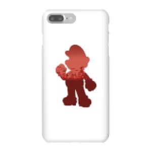 Nintendo Super Mario Mario Silhouette Phone Case - iPhone 7 Plus - Snap Case - Gloss