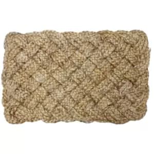 Naturelle Stockport 45 x 75cm Lovers Knot Jute Doormat