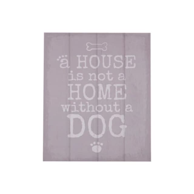 Premier Housewares Dog Wall Plaque Home Wall Decor Purple