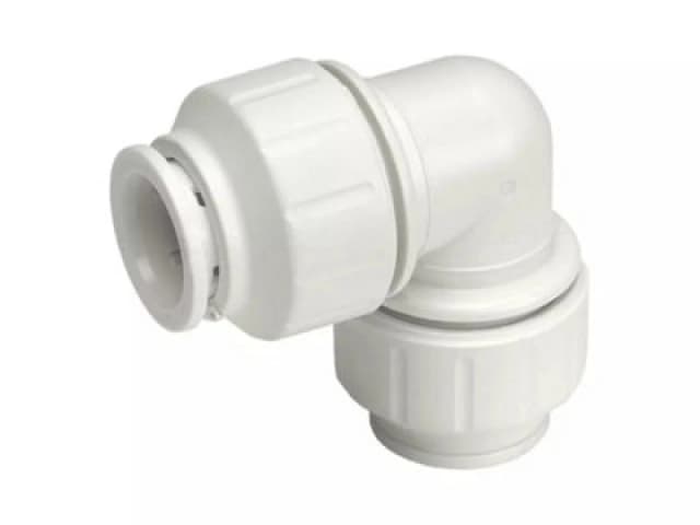 John Guest Elbow 15mm (Pack Of 2) PEM01315W White