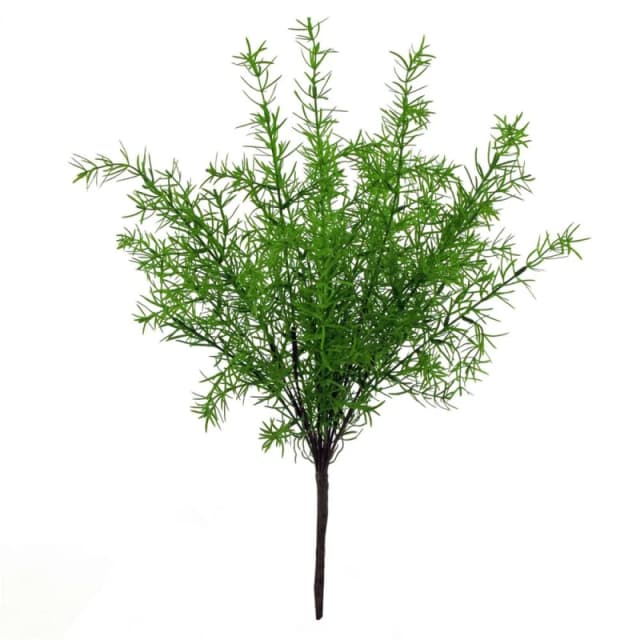 Leaf High-Quality 45cm Artificial Asparagus Fern Plant - Lifelike Replica for Low-Light Areas