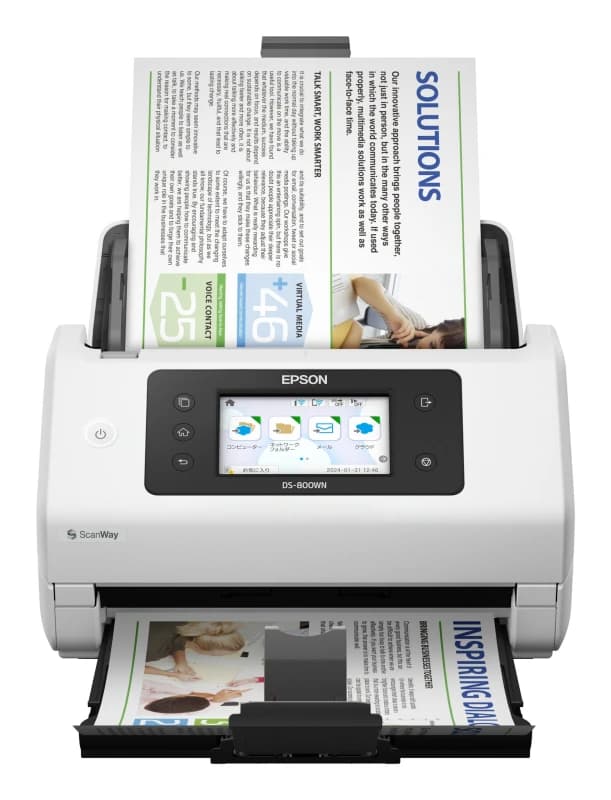 Epson Epson WorkForce DS-800WN Sheet-fed scanner 600 x 600 DPI A4 White B11B275401BY